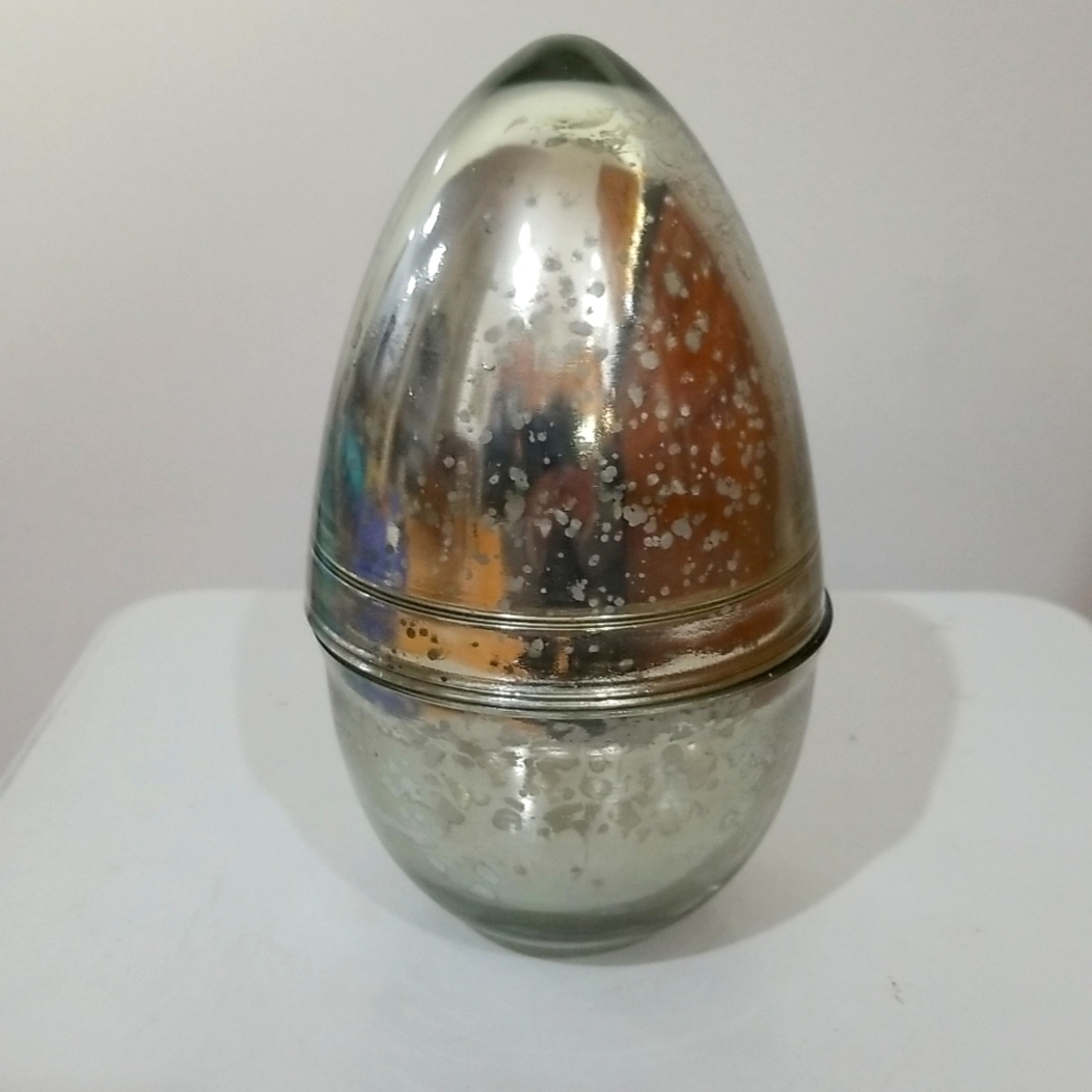 MERCURY GLASS EGG BOX